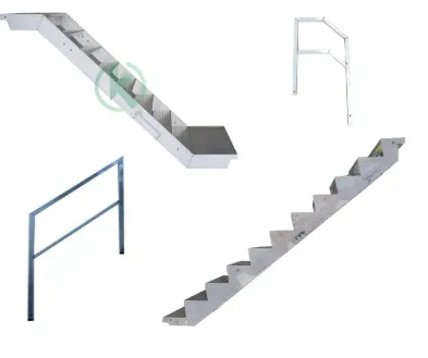 Aluminium stairs